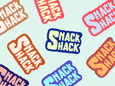 Snack Shack branding colorful design dispenser fluo food graphic design illustration logo snack vector
