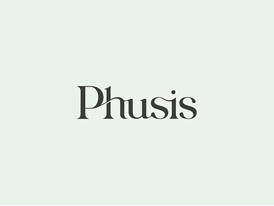 Phusis branding clothing design graphic design illustration natural typography vector