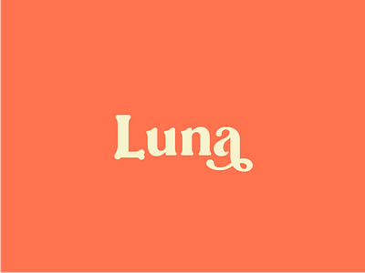 Luna accessories branding cat design dog graphic design illustration logo pet typography vector