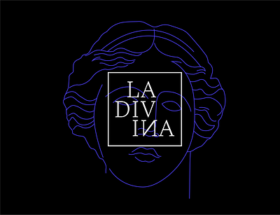 LA DIVINA branding character design graphic design illustration logo music typography ui vector venus