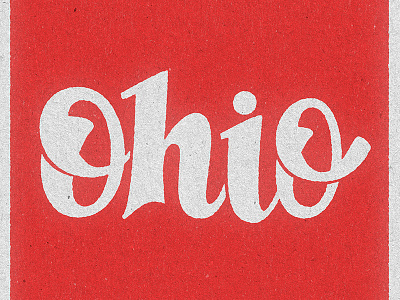 Ohio hand lettering handlettering ohio typography