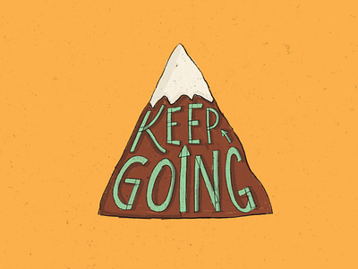 Keep going handlettering ipad lettering lettering