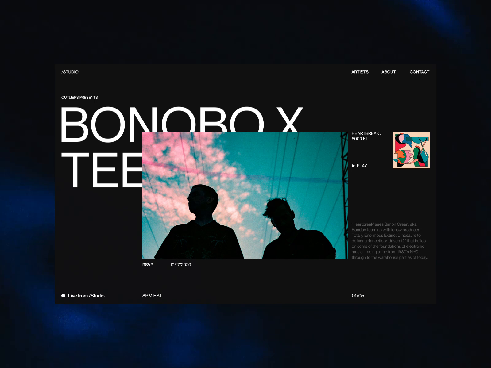 Record Label / Artist Showcase Exploration by Oksana Herasymenko on