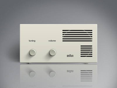 Radio braun design icon radio ui