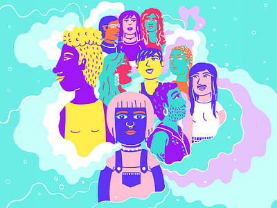 Diversity illustration lgbtq