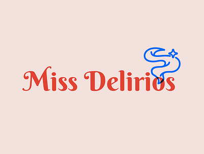 Miss Delirios logo branding typography
