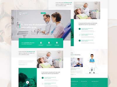 Dentist - Web design dentist green mobile poland ui ux web design agency