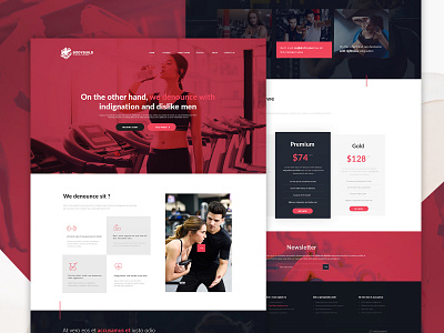 Gym -web design