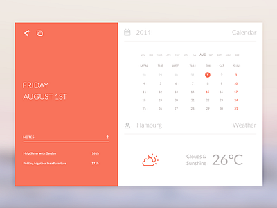 Calendar Widget