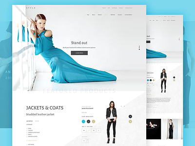 Style Fashion bigcommerce ecommerce fashion minimal shop shopping store theme website