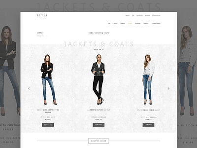 Style Category bigcommerce ecommerce fashion minimal store theme website