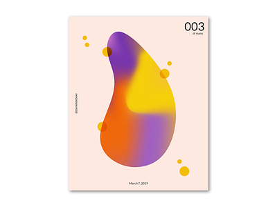 Poster baugasm color design gradient graphic design illustrator poster poster a day poster art poster design typography