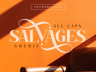 SALVAGES BOLD | SHERIF FONT