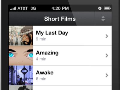 Short Films iphone