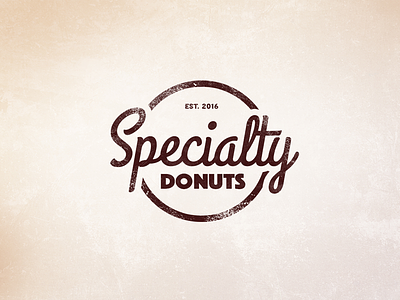 Specialty Donuts branding donuts logo rejected
