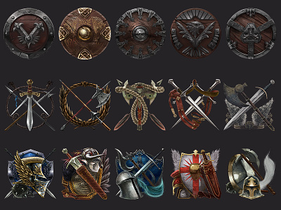 weapon art design icons illustrations weapon
