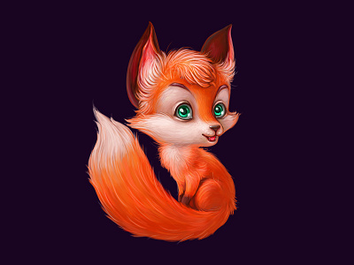 Fox 2d art fox game icons illustrations sketch