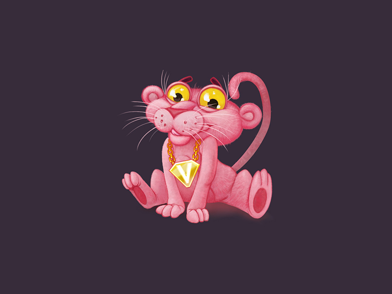 Pink Panther Sketch on Behance