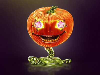 gourd gourd halloween icon