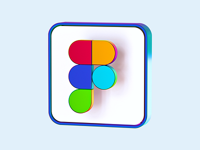 Figma. 3D icon