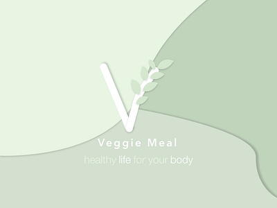 Veggie Meal. Logo Inspiration. branding design graphic design logo