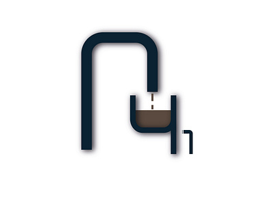 Ny 41 Coffee Brand Logo graphic design logo logo design
