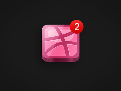 dribbble App Icon + Invite Giveaway!
