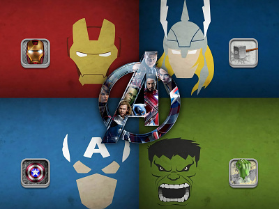 The Avengers design icon