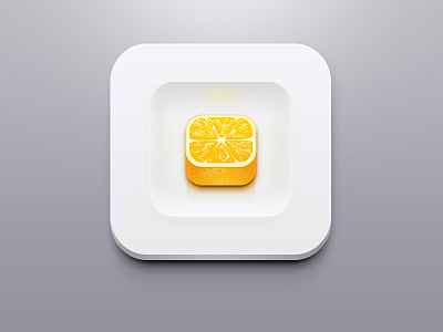 Orange on the plate by pingcaoshuisu on Dribbble