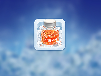 Mineral water icon