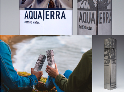 Aquaterra Water branding design glacial rivers product design sustainablilty
