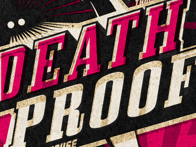 Death Proof Type death grindhouse proof quentin tarantino