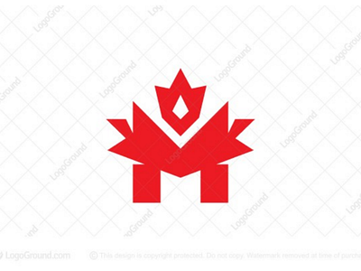 Letter M Maple Leaf brand canada design identity leaf letter m letter m logo letter m maple leaf logo maple maple leaf maple leaf logo maple logo