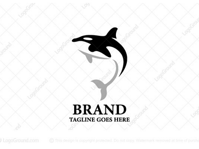 Orca Logo animal brand design identity killer whale logo orca orca logo orca logo for sale orcas whale