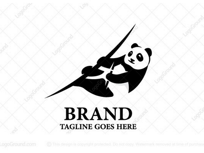 Panda Logo brand china design identity logo logo for sale logos panda panda logo panda logo for sale pandas