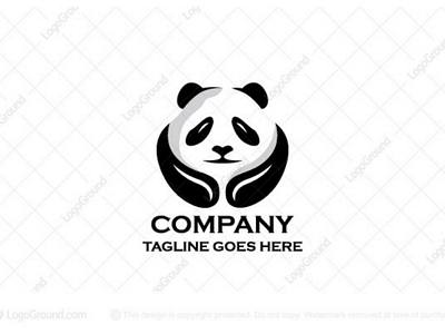 Panda Logo animal animals bear bears china logo logo for sale panda panda bear panda logo panda logo for sale