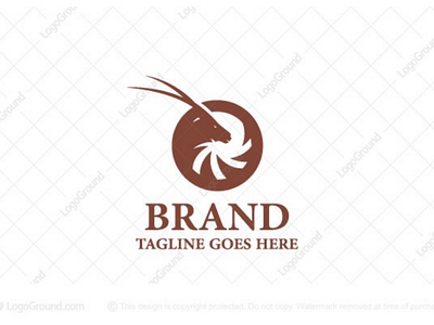 Oryx Logo arabian oryx deer design goat graphic logo logos oryx oryx logo