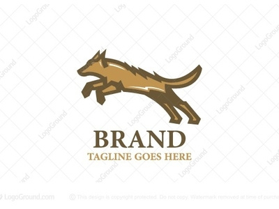 Wolf Logo animal brand branding design graphic design identity jumping wolf logo logo for sale logos vector wolf wolf logo wolf logo for sale wolves