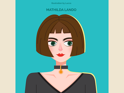 Mathilda Lando design illustration movie vector