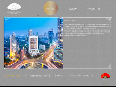 Mandarin Oriental Panel Screen design hotel hotel showcase led mandarin oriental panel