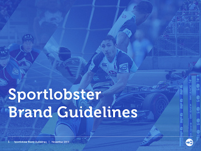 Sportlobster Brand Guidelines brand guidelines branding fonts logo mark nudds sportlobster