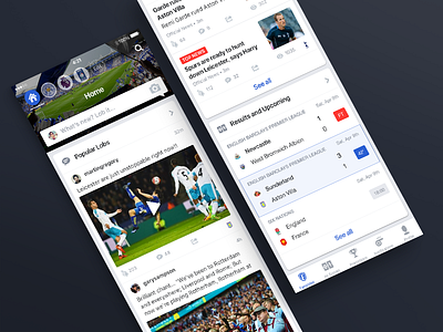 Sportlobster 5.0 Launch blogs card feed football list news nudds scores social sport app