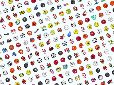 Sport Stickers characters cricket emojis football golf nfl nhl nudds rugby sport stickers tennis