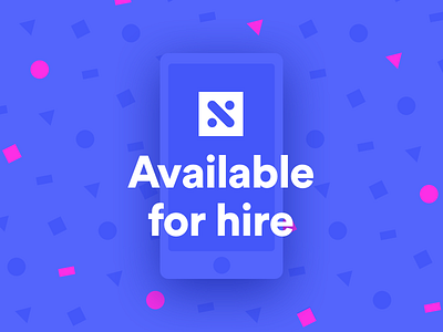 For Hire available contract freelance hire jobs nudds product designer ui designer