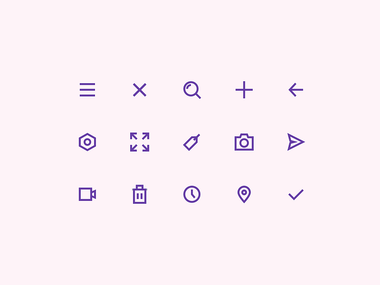 Icon Pack by Sam on Dribbble