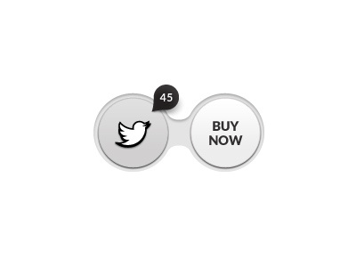 Tweet Buy Now Button buy buy now circle twitter counter grey button tweet twitter ui ux web buttons