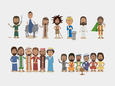 Bible Character Illustrations