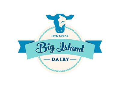 Big Island Dairy cow dairy hawaii local logo milk