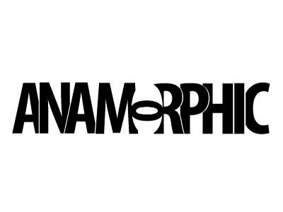 Anamorphic Logo anamorphic brand identity logo myriad pro typography
