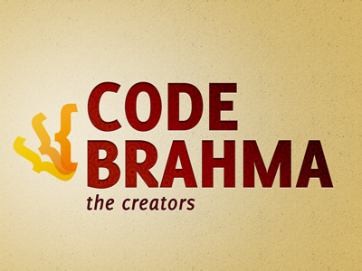 Code Brahma - the creators Logo brand identity codebrahma hinduism logo